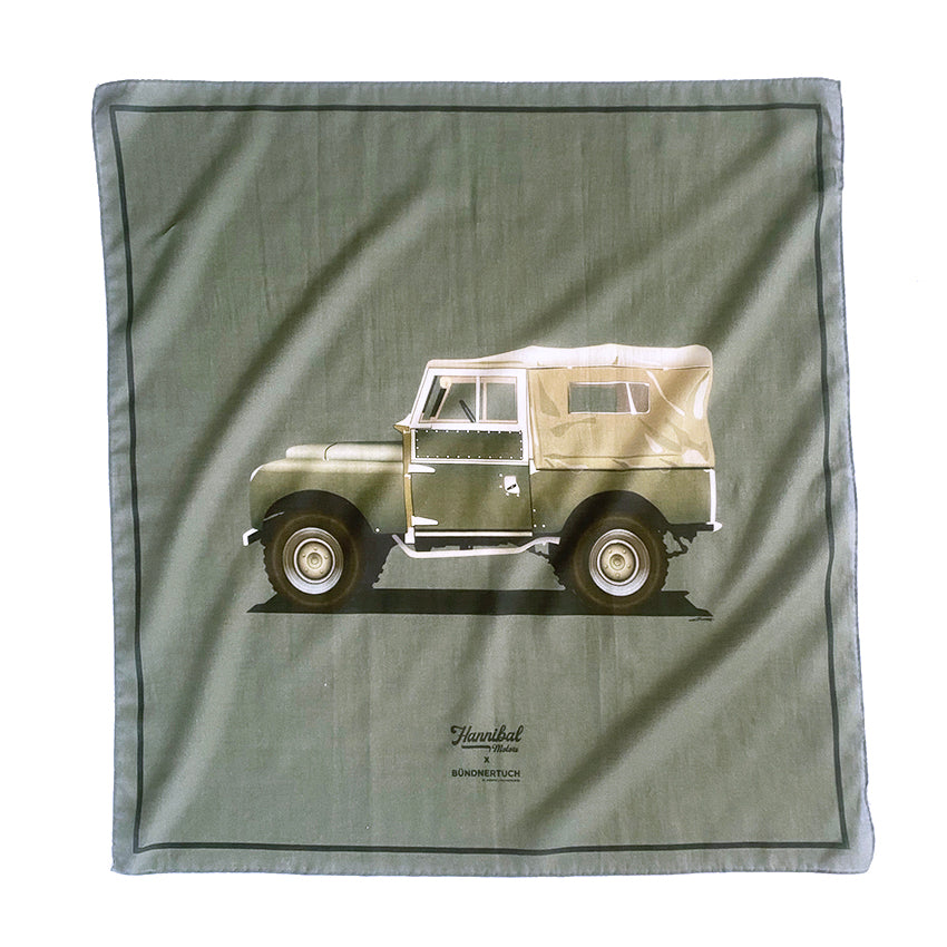 Hannibal Motors Buendnertuch Land Rover Defender designed by Anne Kieffer